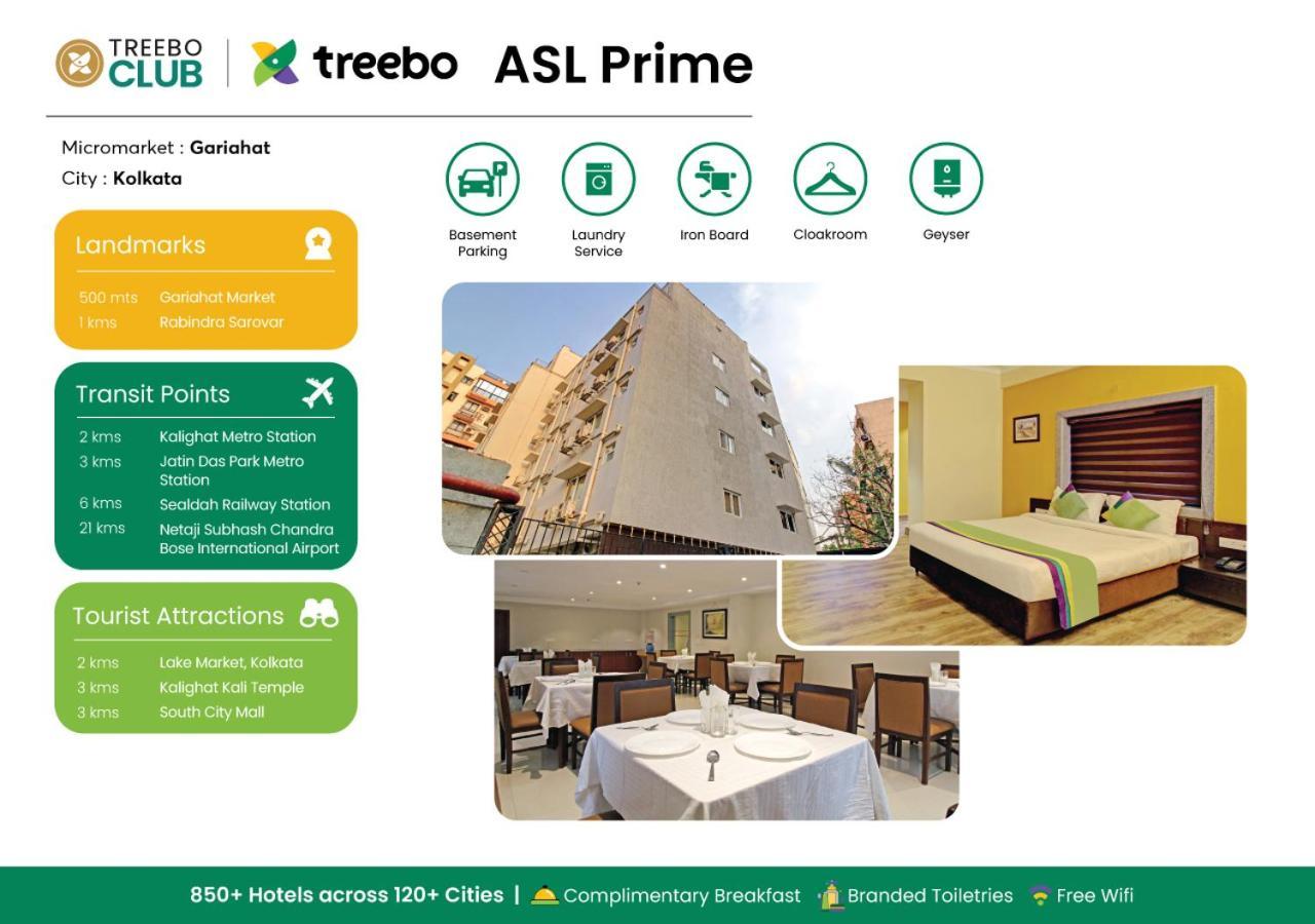 כלכותה Treebo Asl Prime, Near Ballygunge Railway Station מראה חיצוני תמונה
